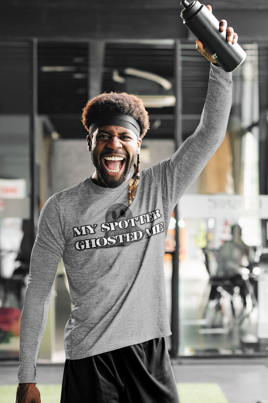 Unspotted & Unbothered (Hooded long-sleeve tee)